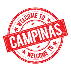 Welcome to CAMPINAS Stamp Sign Vector.