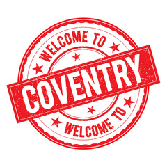Welcome to COVENTRY Stamp Sign Vector.