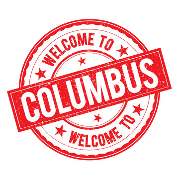 Welcome to COLUMBUS Stamp Sign Vector.