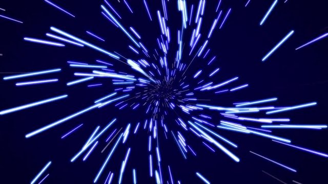 Flight through hyper space