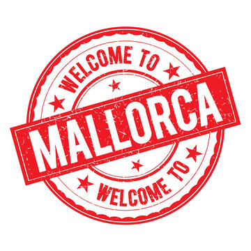 Welcome to MALLORCA Stamp Sign Vector.