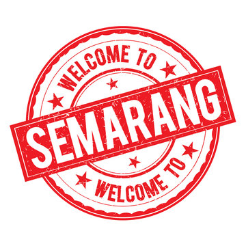 Welcome to SEMARANG Stamp Sign Vector.
