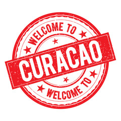 Welcome to CURACAO Stamp Sign Vector.