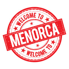 Welcome to MENORCA Stamp Sign Vector.