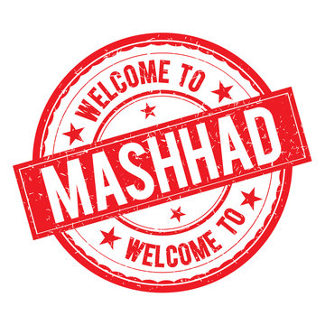 Welcome to MASHHAD Stamp Sign Vector.