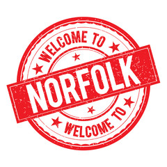 Welcome to NORFOLK Stamp Sign Vector.