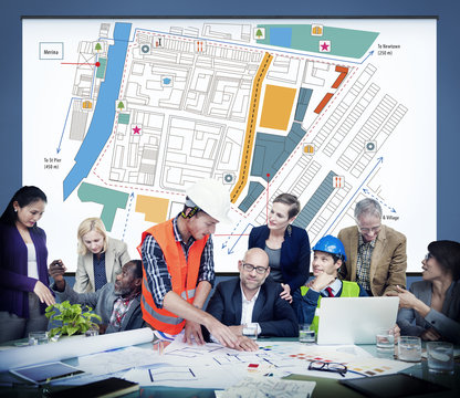 City Urban Blueprint Plan Infrastacture Concept