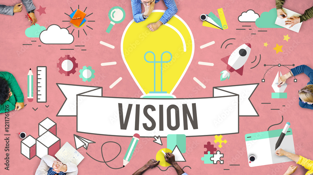 Sticker vision ideas inspiration imagination creation concept - Stickers