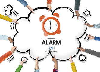 Alarm Clock Wake Up Morning Concept