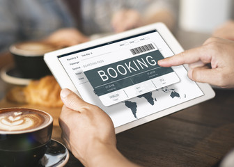 Ticket Booking Journey Travel Trip Concept