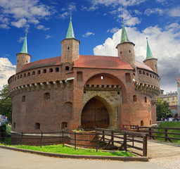 Barbican in Krakow