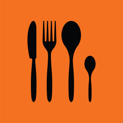 Silverware set icon