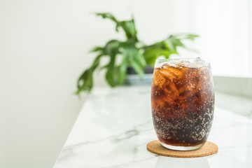 Iced cola glass