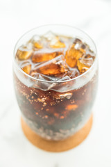 Iced cola glass