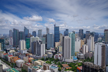 Metro Manila Philippines Skyline view