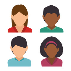 group person social media isolated icon design, vector illustration graphic