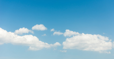 Blue sky and white clouds
