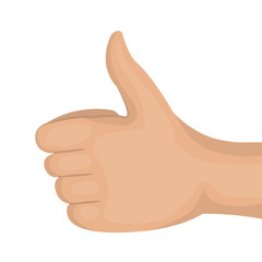 icon hand like gesture back design vector illustration eps 10