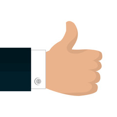 hand like, icon thumb up isolated vector illustration eps 10