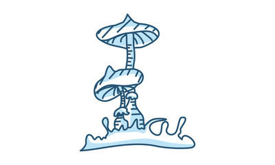 Halloween Icon Flat Lineart