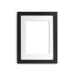 blank frame on a white background with clipping path