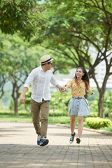 Obraz premium Joyful couple