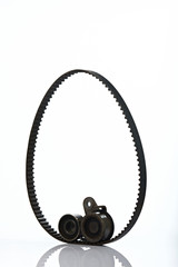 timing belt vertical