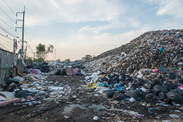 Landfill in city,Thailand