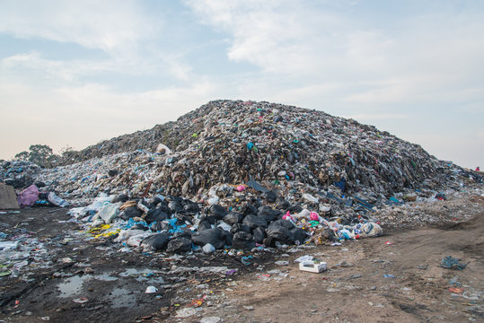 Landfill in city,Thailand
