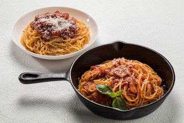 イタリアンパスタ　 アマトリチャーナ　 Spaghetti All'Amatriciana