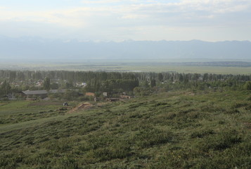 Obraz premium Landscape, Karakol, Issyk-Kul Region, Kyrgyz, Kyrgyzstan
