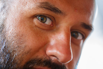 Portrait of brutal men