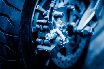 Detail Shot Of Wheel of a car.