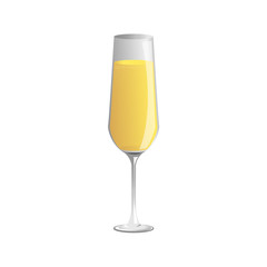  champagne  glass and  champagne, Vector