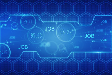 Digital Abstract business background,2d illustration