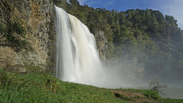 Hunua Falls South Of Auckland, New Zealand.