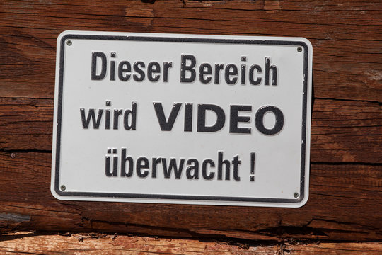 Dieser bereich wird Video &uuml;berwacht