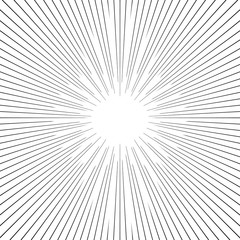 Obraz premium background with rays, manga style