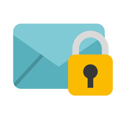 business security concept flat icons vector illustration design