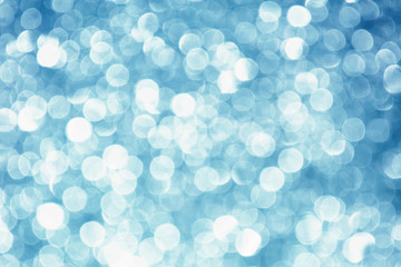 Abstract christmas bokeh lights on background