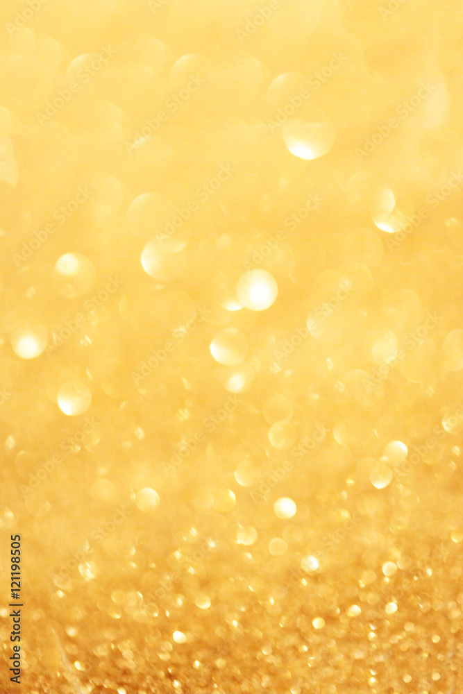 Canvas Prints ..gold christmas lights background with sparkling bokeh. abstrac