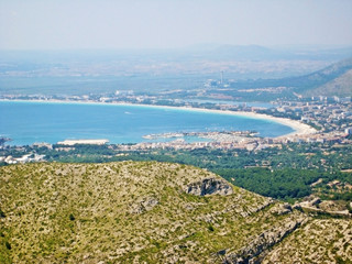 Port d'Alcudia, bay of Alcudia, Majorca, Spain