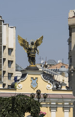 Obraz premium Church. Angel on the roof. Kiev. 2015
