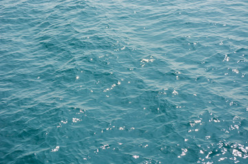 Surface of sea on sunny summer day