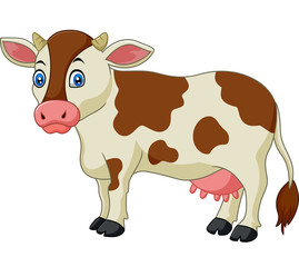 Cute cow cartoon