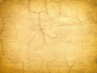 Grunge concrete texture background , orange wall.
