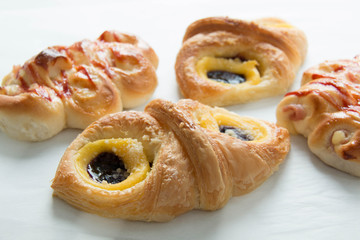 Assorted kinds of breads
