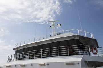 Ferry at the crossing. Kerch