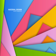 Vector material design background. Abstract creative concept layout template. For web and mobile app, paper art illustration design. style blank, poster, booklet. Motion wallpaper element. Flat ui.