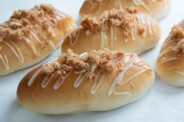 Bread with dried shredded pork